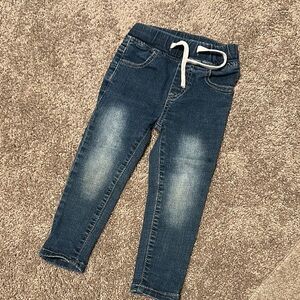 Comfortable Blue Kids Jeans with Drawstring